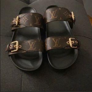 Louis Vuitton bom dia mule sandals